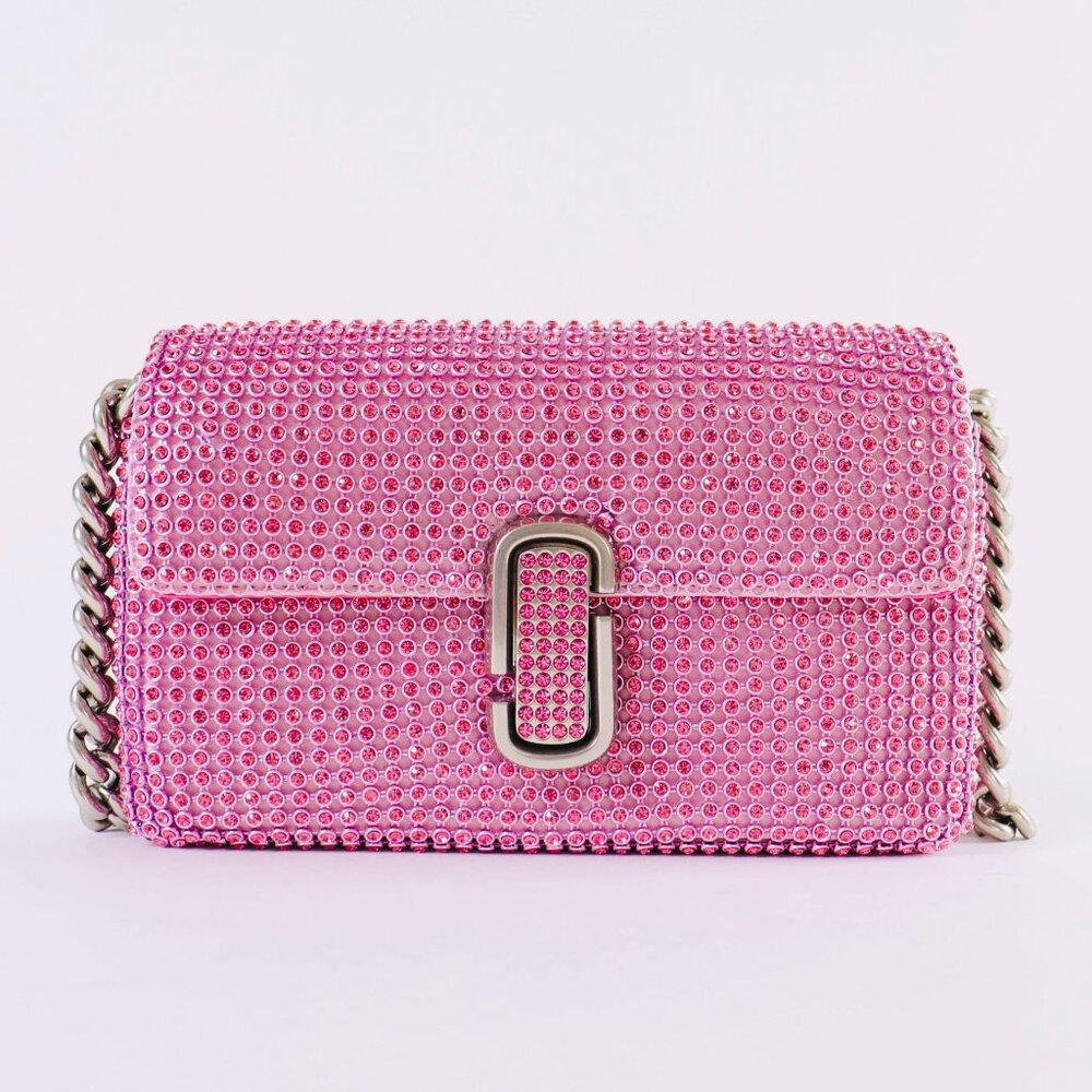 AUTHENTIC MARC JACOBS THE RHINESTONE J MARC SHOULDER BAG